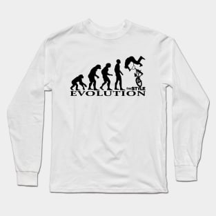 bmx freestyle, freestyle evolution Long Sleeve T-Shirt
